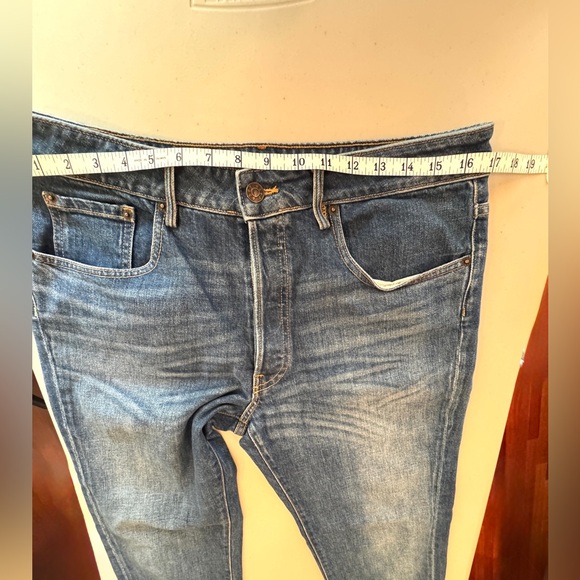 6397 Button Fly Jeans Women’s Size 29  Medium Wash Distressed - Picture 9 of 15